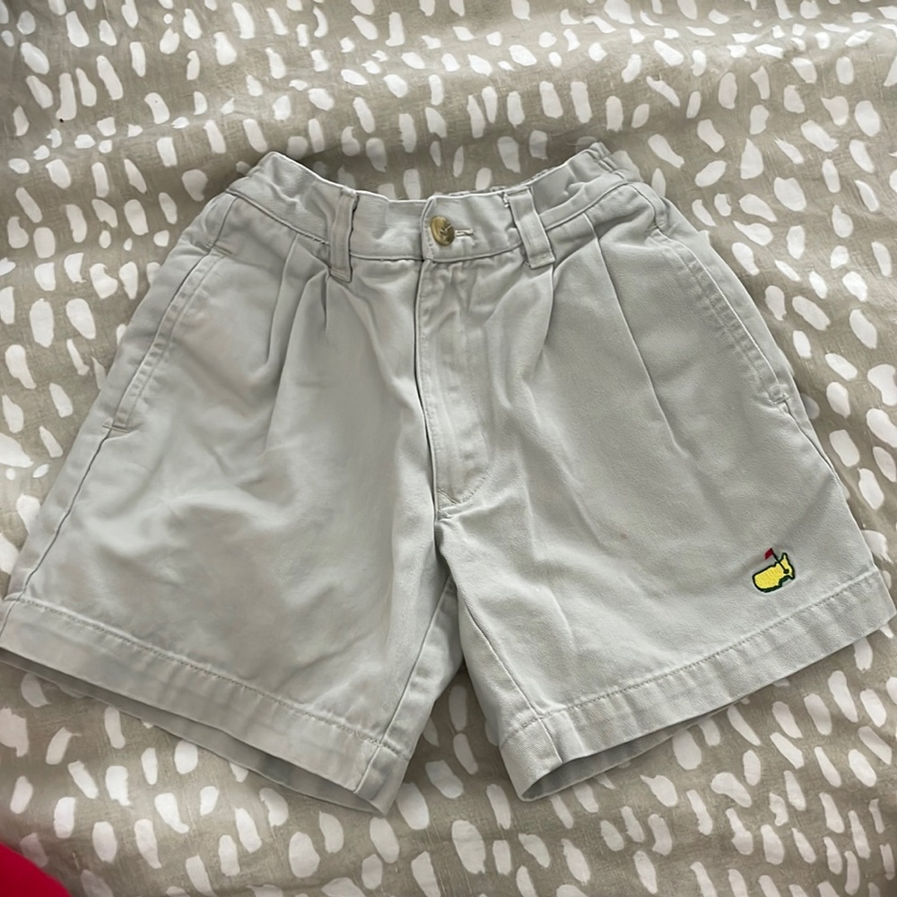 Masters Augusta shorts khaki golf boys 5/6